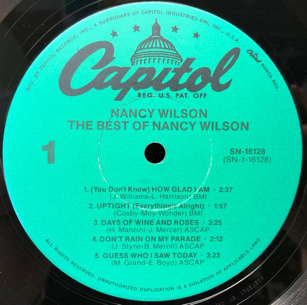The Best Of Nancy Wilson - Wilson, Nancy