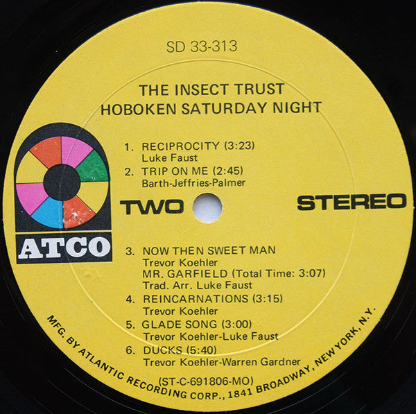Hoboken Saturday Night - Insect Trust, The