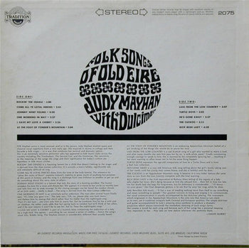 Folk Songs Of Old Eire - Mayhan, Judy
