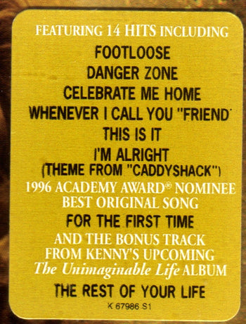 Yesterday, Today, Tomorrow The Greatest Hits Of Ke - Loggins, Kenny