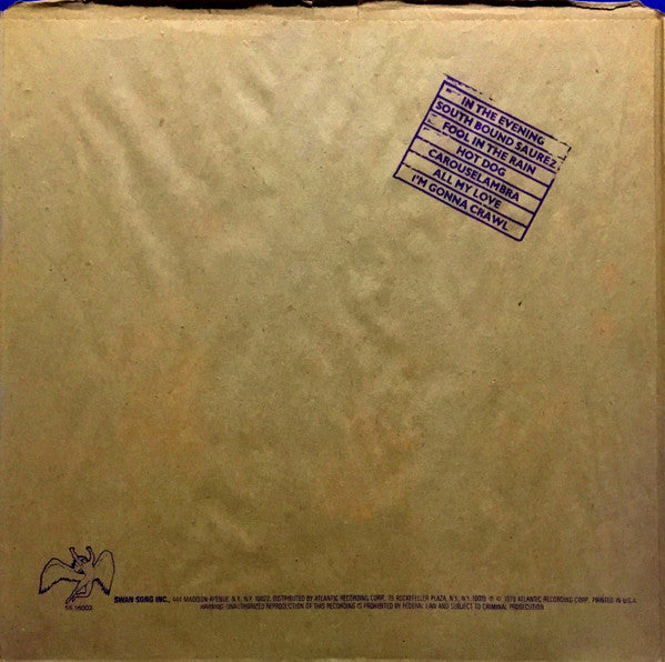 In Through The Out Door - Led Zeppelin