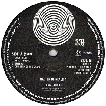 Master of Reality - Black Sabbath [LP]