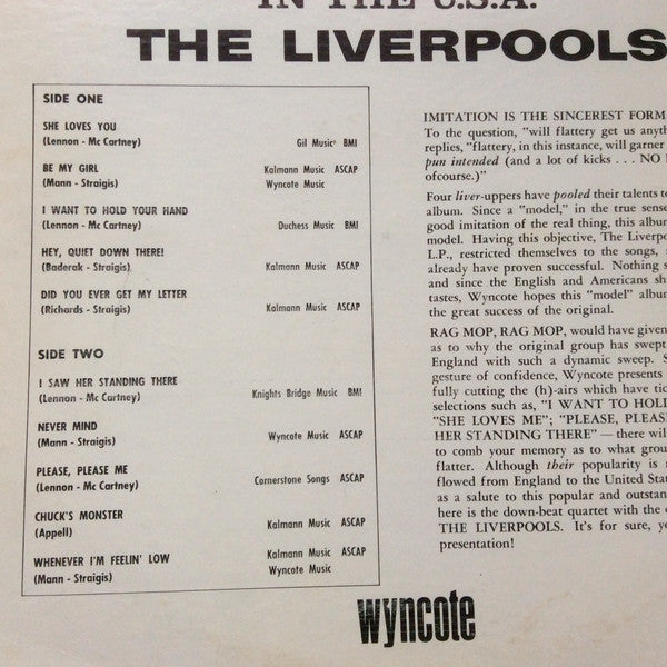 Beatle Mania! In The Usa - Liverpools, The