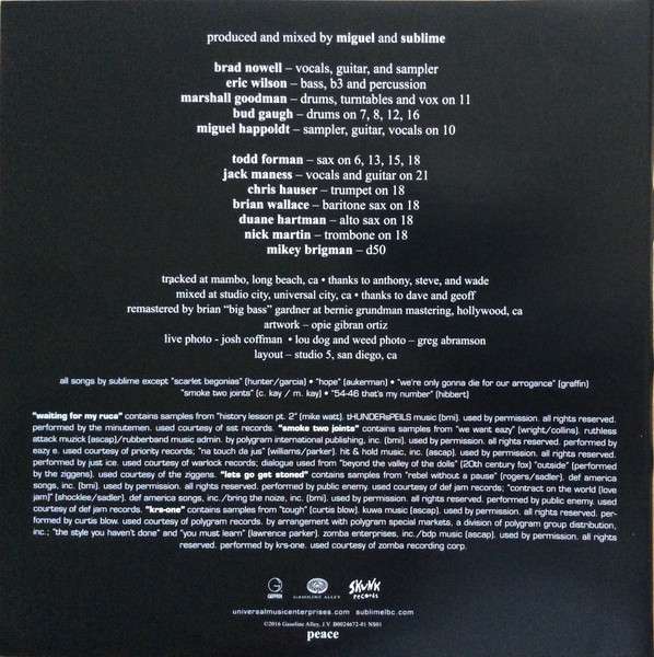 40oz. To Freendom - Sublime