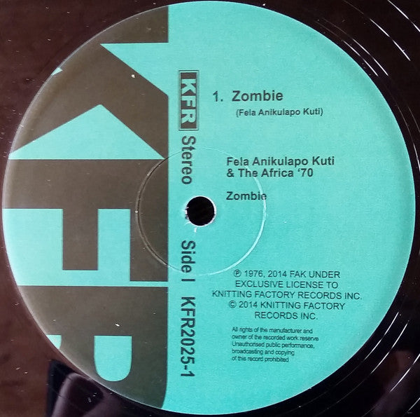 Zombie [180 Gram] - Fela Kuti
