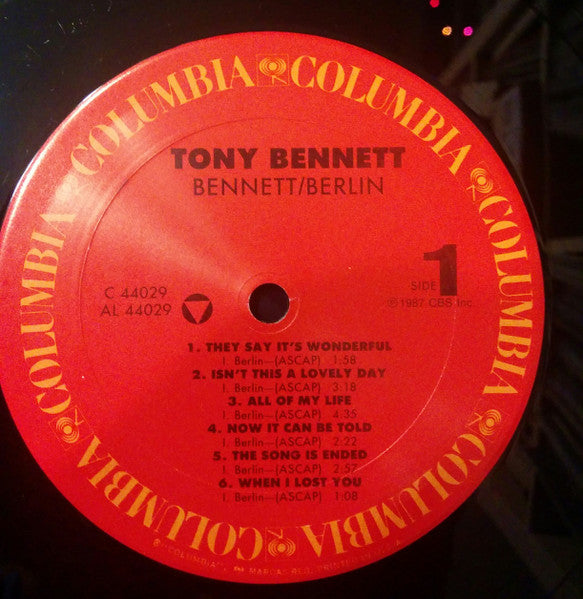 Bennett/Berlin - Tony Bennett