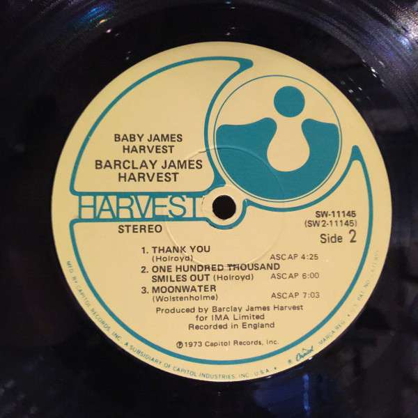 Baby James Harvest - Barclay James Harvest