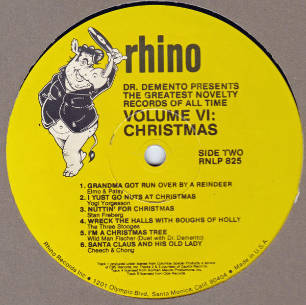 Dr. Demento Presents The Greatest Novelty Records  - Various