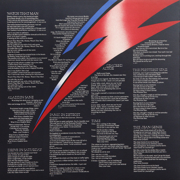 Aladdin Sane - Bowie, David