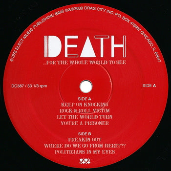 ...For The Whole World To See - Death