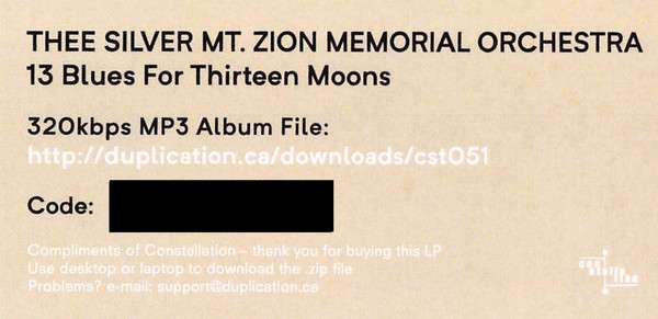 13 Blues For 13 Moons - Silver Mt. Zion Memorial Orchestra, Thee