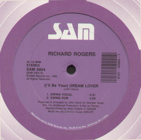 Dream Lover - Rogers, Richard
