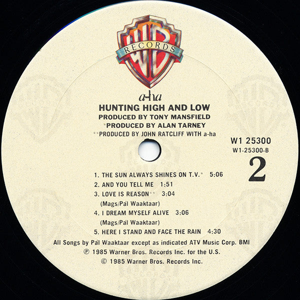Hunting High And Low - a-ha