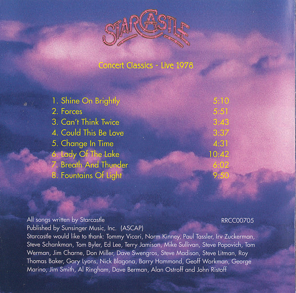 Vol. 5-Concert Classics - Starcastle
