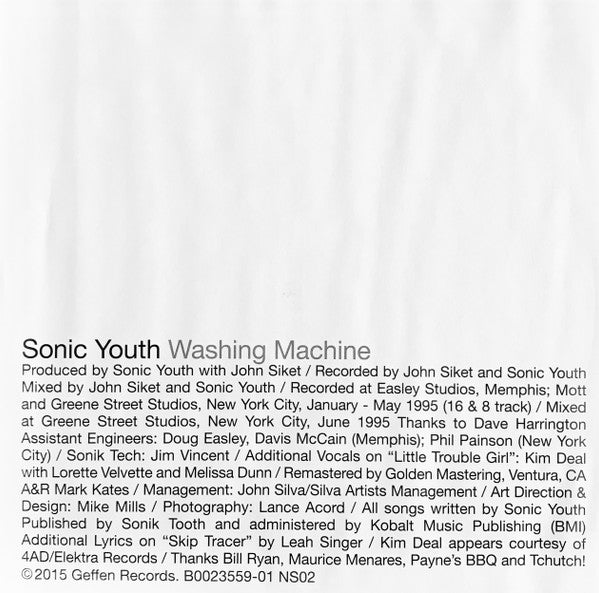 Washing Machine - Sonic Youth