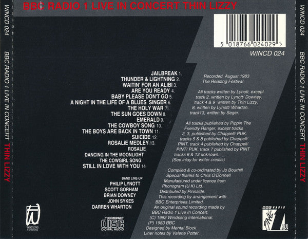 BBC Radio 1 Live In Concert - Thin Lizzy