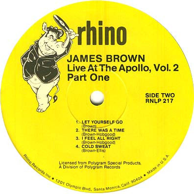 "Live" At The Apollo Volume II (Part 1) - Brown, James & His Famous Flames
