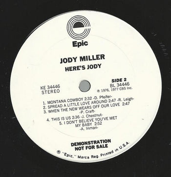 Here's Jody Miller - Miller, Jody