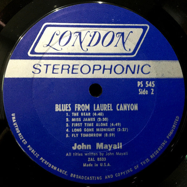 Blues From Laurel Canyon - Mayall, John
