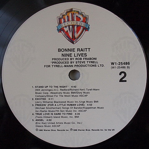 Nine Lives - Raitt, Bonnie