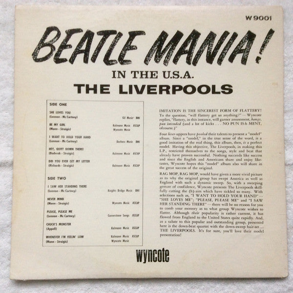 Beatle Mania! In The Usa - Liverpools, The