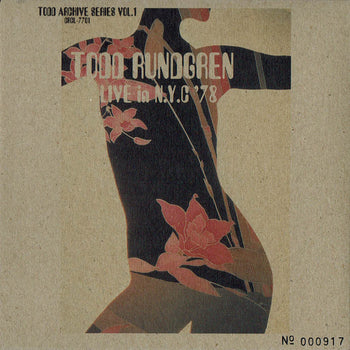 Live In N.Y.C '78 - Rundgren, Todd