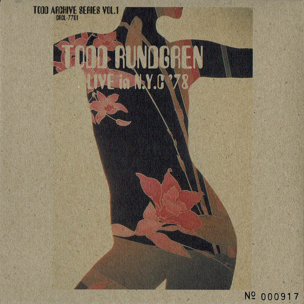 Live In N.Y.C '78 - Rundgren, Todd
