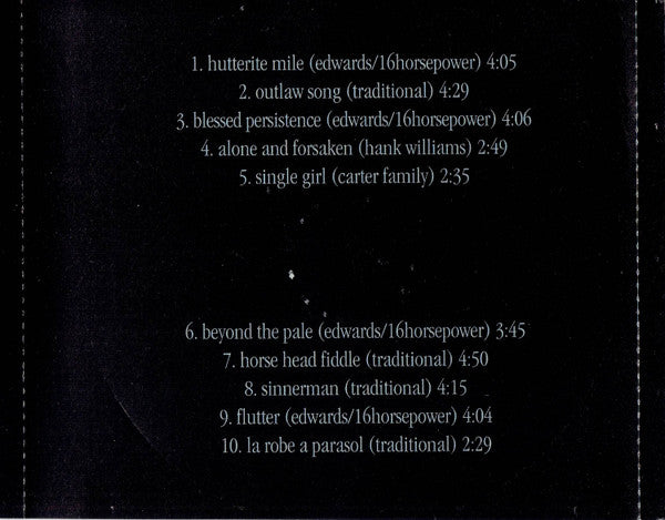 Folklore - Sixteen Horsepower