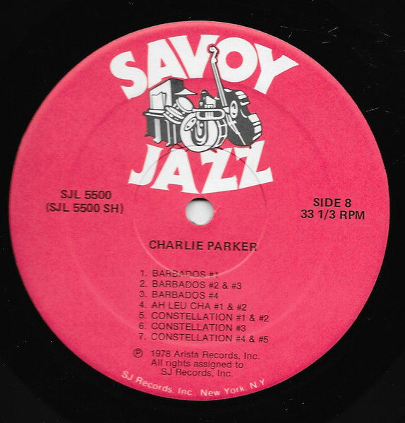 The Complete Savoy Studio Sessions - Parker, Charlie