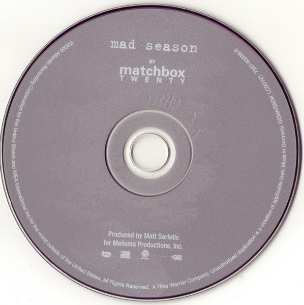 Mad Season - Matchbox Twenty