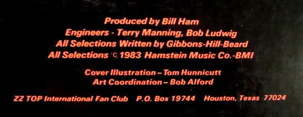 Eliminator - Zz Top