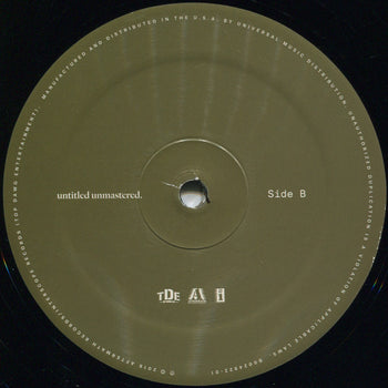 Untitled Unmastered - Lamar, Kendrick