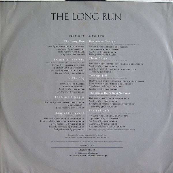 The Long Run - Eagles