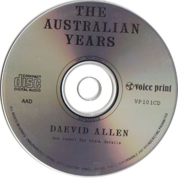 The Australian Years - Allen, Daevid