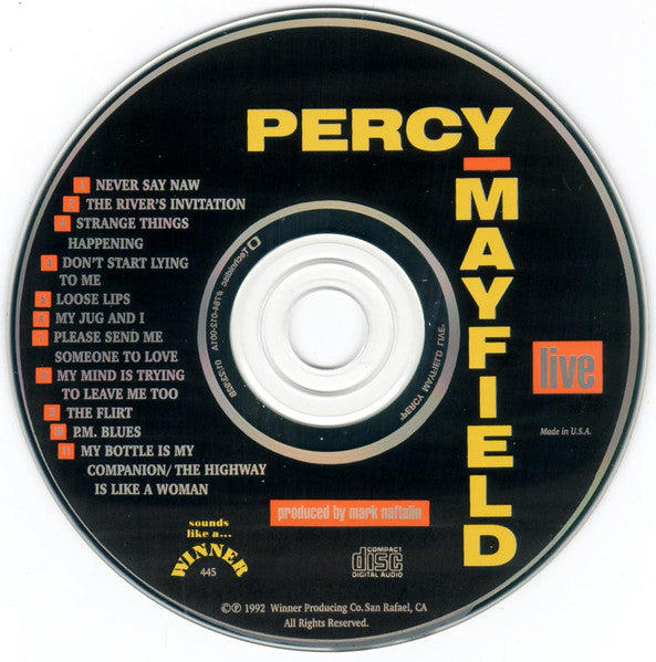 Live - Mayfield, Percy
