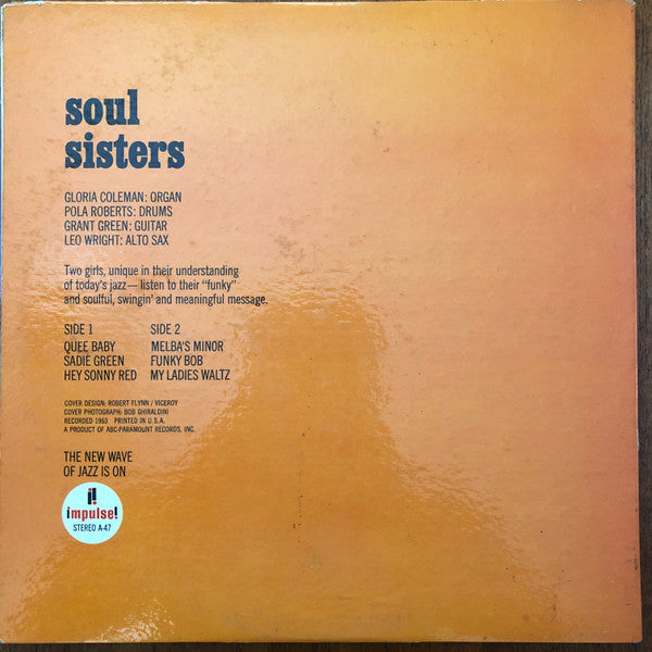 Soul Sisters - Coleman, Gloria Quartet Ft. Pola Roberts