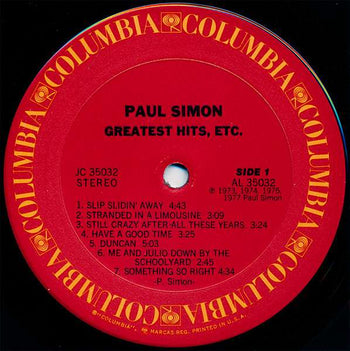 Greatest Hits, Etc. - Simon, Paul