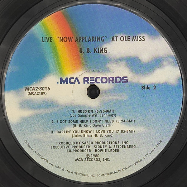 B.B. King "now Appearing" At Ole Miss - King, B.B.
