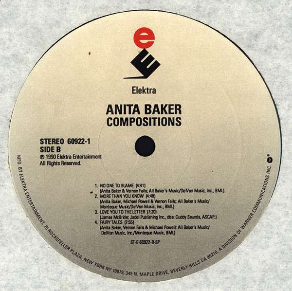 Compositions - Baker, Anita