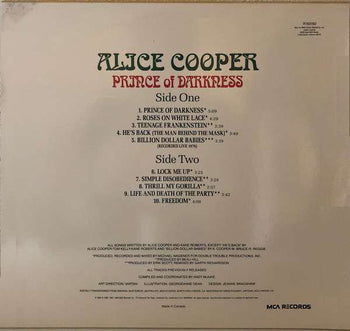 Prince Of Darkness - Cooper, Alice
