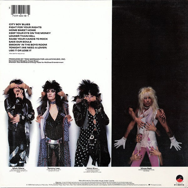 Theatre Of Pain - Motley Crue