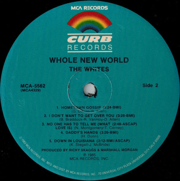 Whole New World - Whites