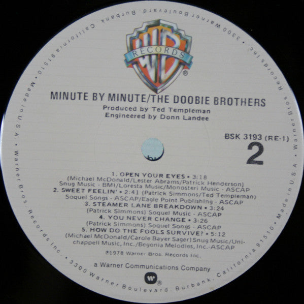 Minute By Minute - Doobie Brothers