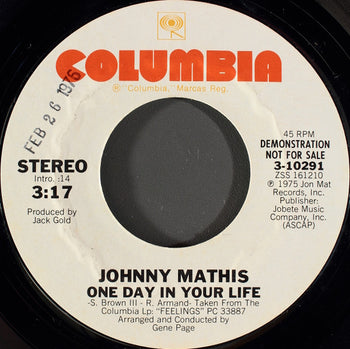 One Day In Your Life - Mathis, Johnny