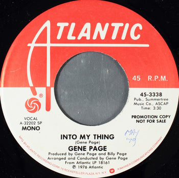 Into My Thing - Page, Gene