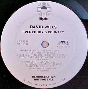 Everybody's Country - Willis, David