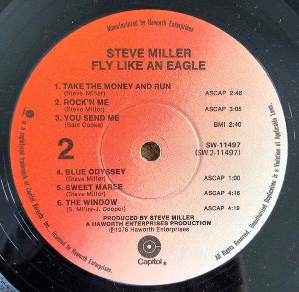 Fly Like An Eagle - Miller, Steve Band