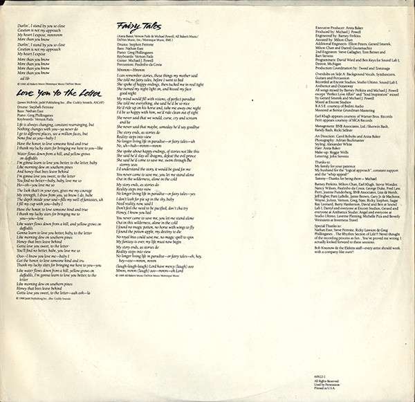 Compositions - Baker, Anita