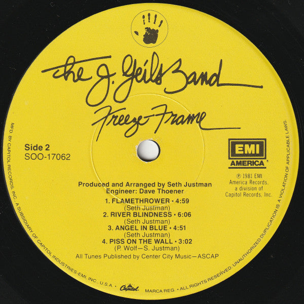 Freeze-Frame - J. Geils Band