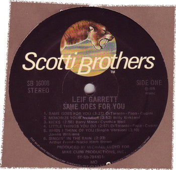 Same Goes For You - Garrett, Leif